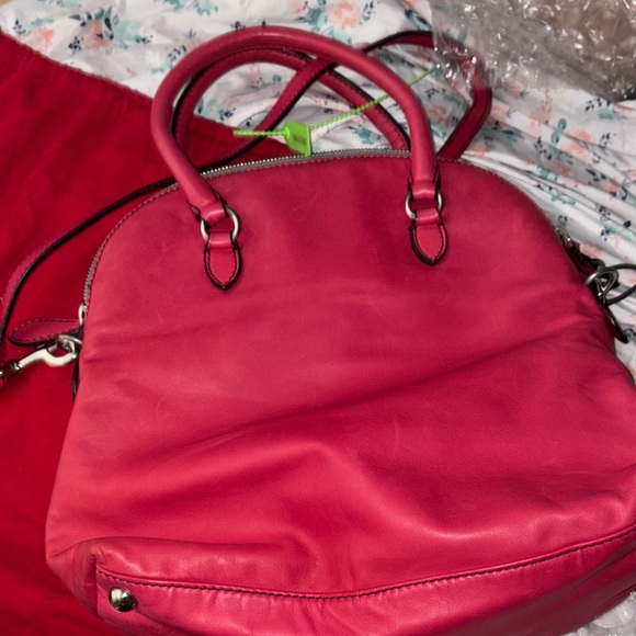 NWOT AUTHINTIC VALENTINO Pink Floral Appliqué Shoulder Bag - Picture 10 of 12